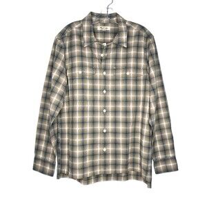 Madewell Shirt Men Size Small Plaid Button Front Collared NWT 100% Cotton